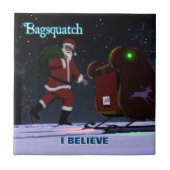 Santa Claus - Bagsquatch Tegeltje (Voorkant)