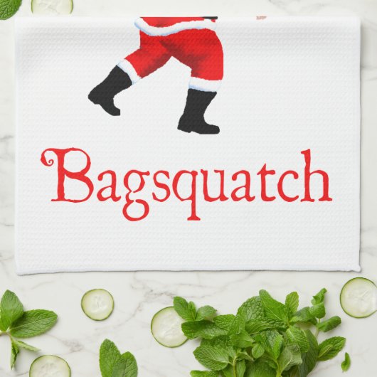 Santa Claus - Bagsquatch Theedoek (Gevouwen)