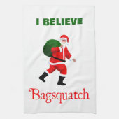 Santa Claus - Bagsquatch Theedoek (Verticaal)