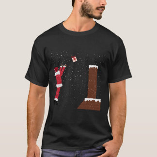 Santa Claus Basketbal Shirt met lange mouwen