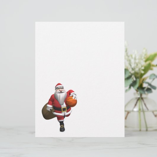 Santa Claus Basketball Player (Staand voorkant)