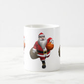 Santa Claus Basketball Player Koffiemok (Center)