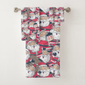 Santa Claus Bath-handdoekset Bad Handdoek (Insitu)