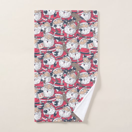 Santa Claus Bath-handdoekset Bad Handdoek (Handdoek)