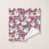 Santa Claus Bath-handdoekset Bad Handdoek (Wasdoekje)