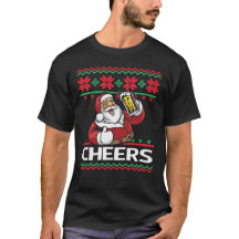 Santa Claus Beer Drink de Cheers Ugly Kerstmis
