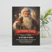 Santa Claus Beer Kaart (Staand voorkant)