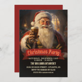 Santa Claus Beer Kaart (Voorkant / Achterkant)