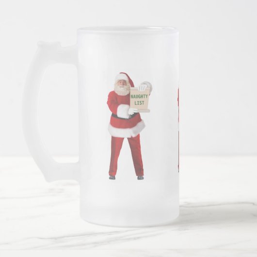 Santa Claus Beer Stein Matglas Bierpul (Links)
