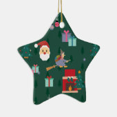 santa claus befana keramisch ornament (Rechts)