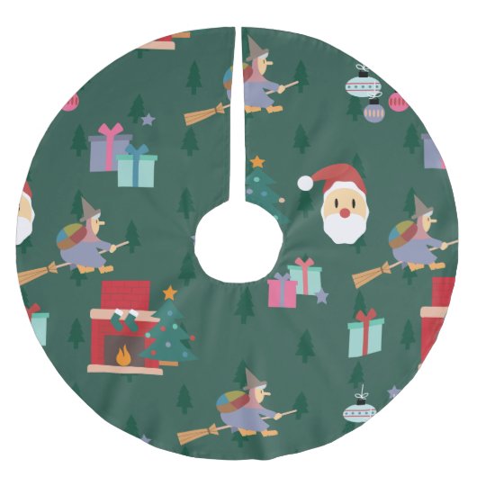santa claus befana kerstboom rok (Voorkant)