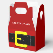Santa Claus Belt Aangepaste naam Bedankdoosjes (Geopend)