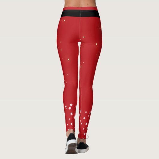 Santa Claus Belt Holiday Leggings (Achterkant)