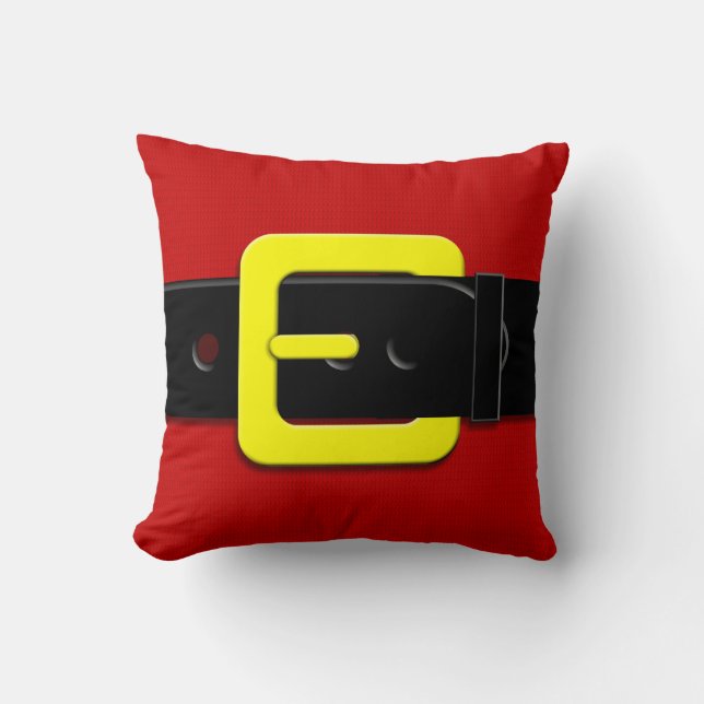 Santa Claus Belt Kussen (Voorkant)