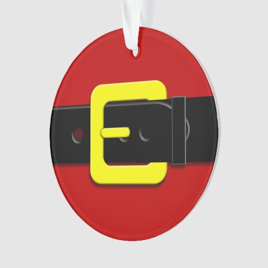 Santa Claus Belt Ornament (voorkant)