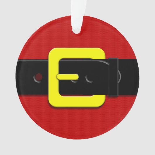 Santa Claus Belt Ornament (voorkant)