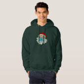 santa claus beuard hoodie (Voorkant volledig)