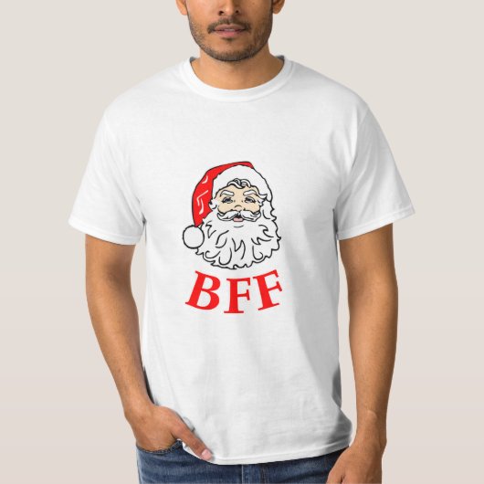 Santa Claus BFF Bestie! T-shirt (Voorkant)