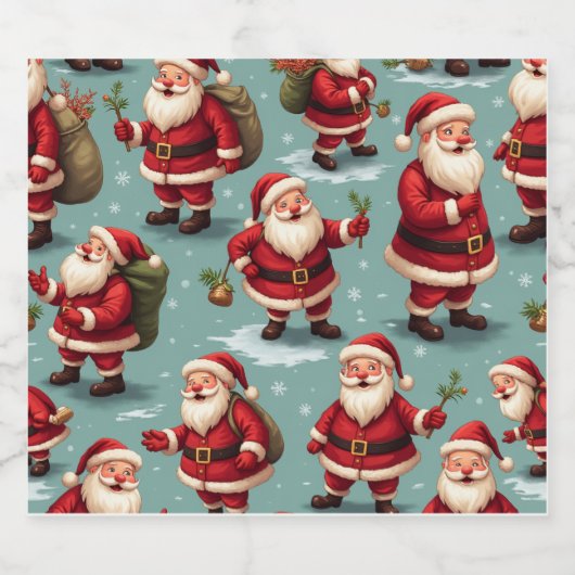 Santa Claus bierfles interieur rekwisieten (Edit) Bier Etiket (Enkel label)