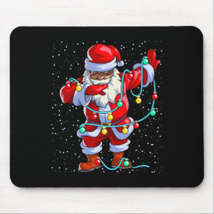 Santa Claus Black Kerstmis Afro African American Muismat