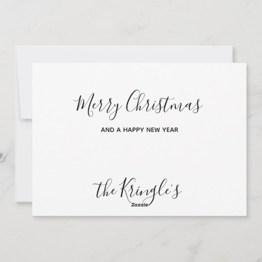 Santa Claus Black Lab Dog Christmas Cute Puppy Feestdagenkaart (Achterkant)