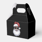 Santa Claus Black Xmas Santa Afro African American Bedankdoosjes (Voorkant Zijde)