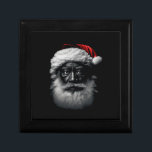 Santa Claus Black Xmas Santa Afro African American Cadeaudoosje<br><div class="desc">Santa Claus Black kerstkerstman Afro Afrikaanse Amerikaanse trots</div>