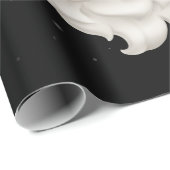 Santa Claus Black Xmas Santa Afro African American Cadeaupapier (Rol Hoek)