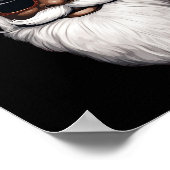 Santa Claus Black Xmas Santa Afro African American Poster (Hoek)