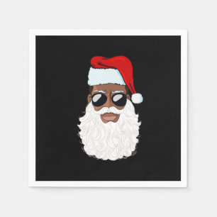 Santa Claus Black Xmas Santa Afro African American Servet