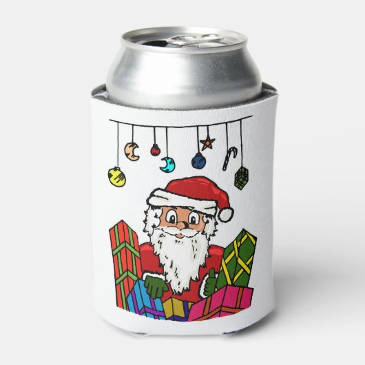 Santa Claus Blikjeskoeler (Blikje Voorkant)