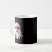 Santa Claus Blowing Bubble Gum Nk Sungles Christma Koffiemok (Voorkant links)