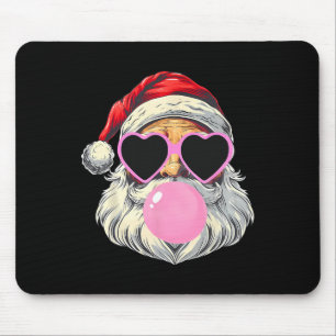 Santa Claus Blowing Bubble Gum Pink Sungles Christ Muismat