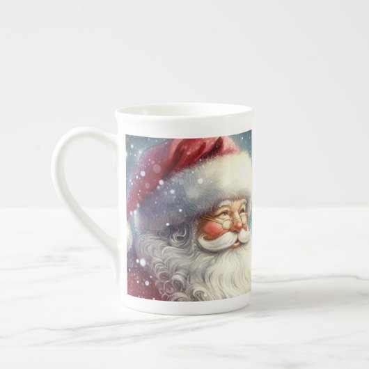 Santa Claus Bone China Specialty Mok (Links)