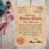 Santa Claus Brief van Santa  Printable