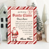 Santa Claus Brief van Santa  Printable