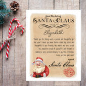 Santa Claus Brief van Santa Printable