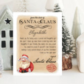 Santa Claus Brief van Santa Printable