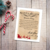 Santa Claus Brief van Santa Sleigh Printable