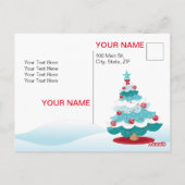 Santa Claus Briefkaart (Achterkant)