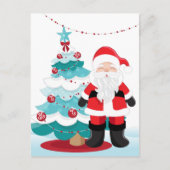 Santa Claus Briefkaart (Voorkant)