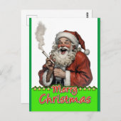 santa claus briefkaart (Voorkant / Achterkant)