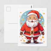 Santa Claus Briefkaart (Voorkant / Achterkant)