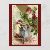 Santa Claus Briefkaart (Voorkant)