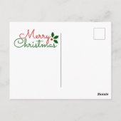 Santa Claus Briefkaart (Achterkant)