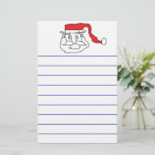Santa Claus Briefpapier (Staand voorkant)