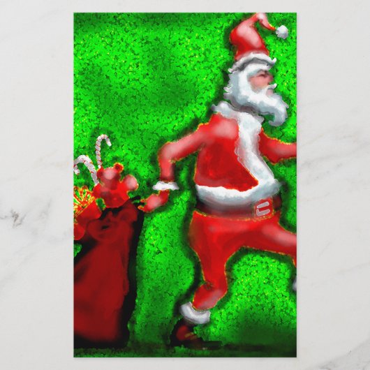 Santa Claus Briefpapier (Voorkant)