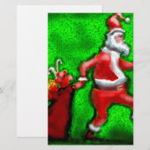 Santa Claus Briefpapier (Voorkant / Achterkant)