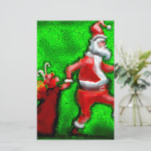 Santa Claus Briefpapier (Staand voorkant)