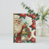 Santa Claus bringing gifts and presents Briefkaart (Staand voorkant)